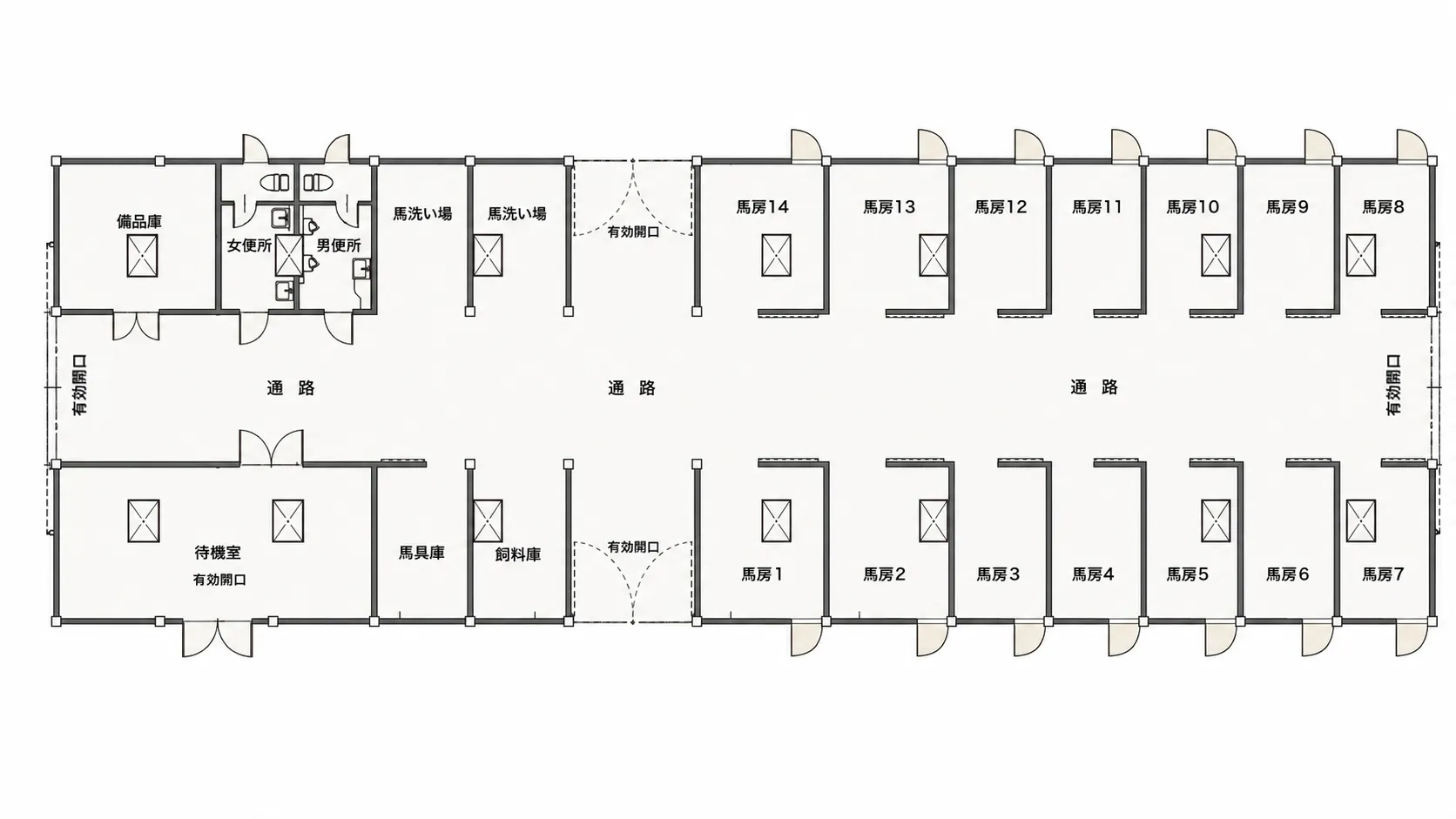 ノーザンホースパーク 苫小牧 間取図